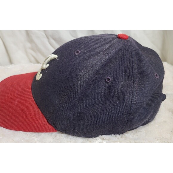 Vintage Atlanta Braves Hat Twins Enterprise 90s MLB Genuine Merchandise Snapback - Picture 4 of 7